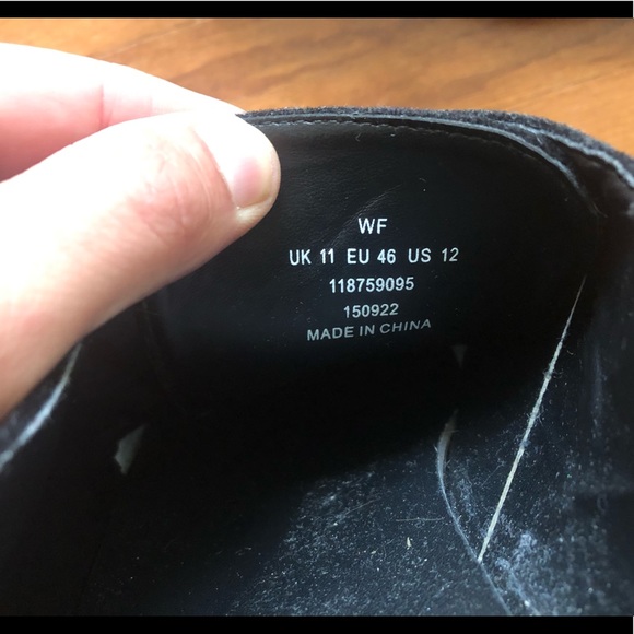 ASOS DESIGN monk strap velvet loafers - UK 11, US 12, EU 46 - Picture 3 of 5